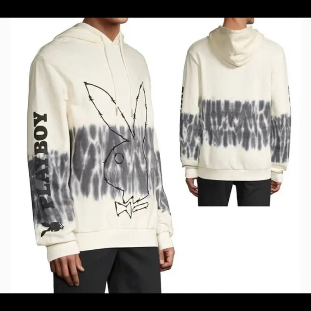 Playboy x Eleven Paris Tye Dye Barb Wire Hoodie Size XL NWT - Picture 4 of 4